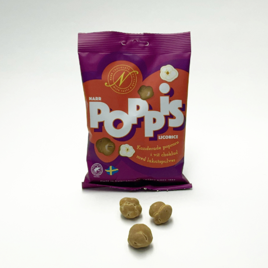 Lakritz-Poppis, 90g Tüte